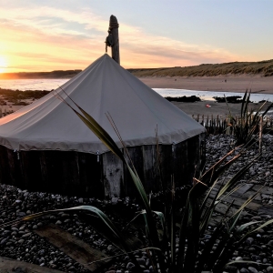 Aberdeenshire bay sheltered seating