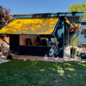 Cabin wall &amp; shade screen