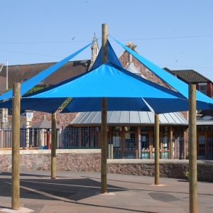 School shade shelter